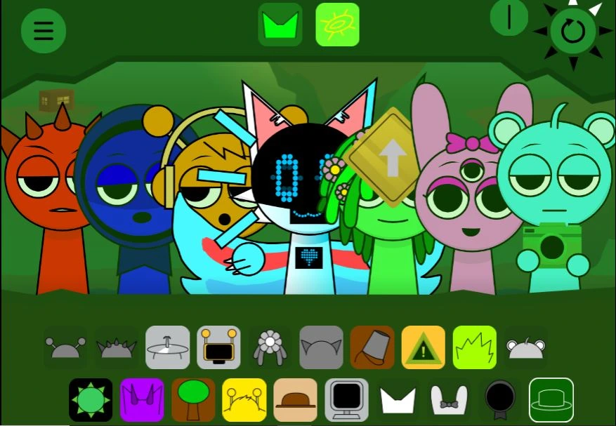 sprunki green